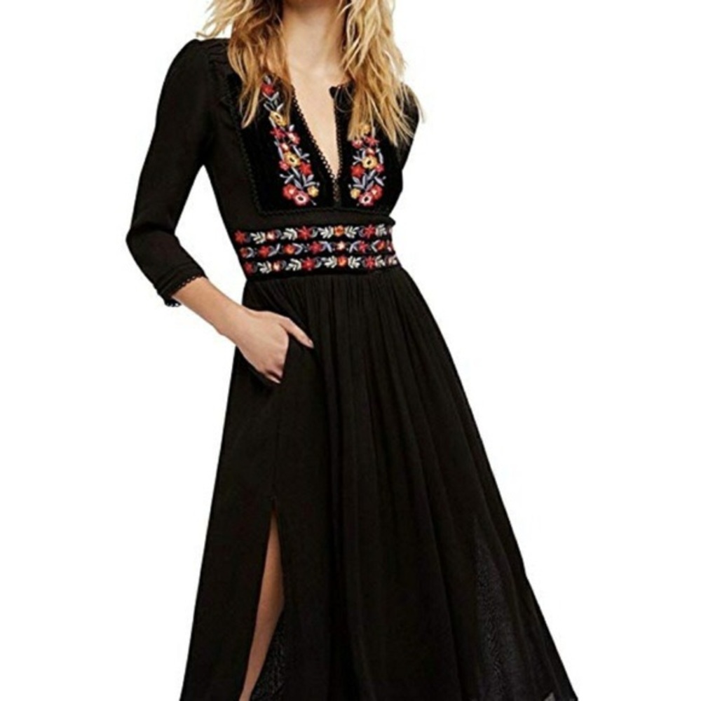 Free People Dress | Flora Midi Dress - NWT